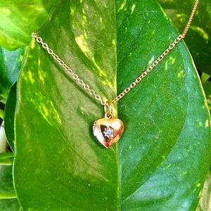 Heart Necklace Gold Plated